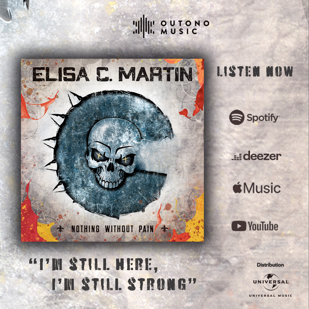 The red hot and powerful new album “Nothing Without Pain” from world-renowned Spanish singer ‘Elisa C. Martin’ is about overcoming passions and loves.