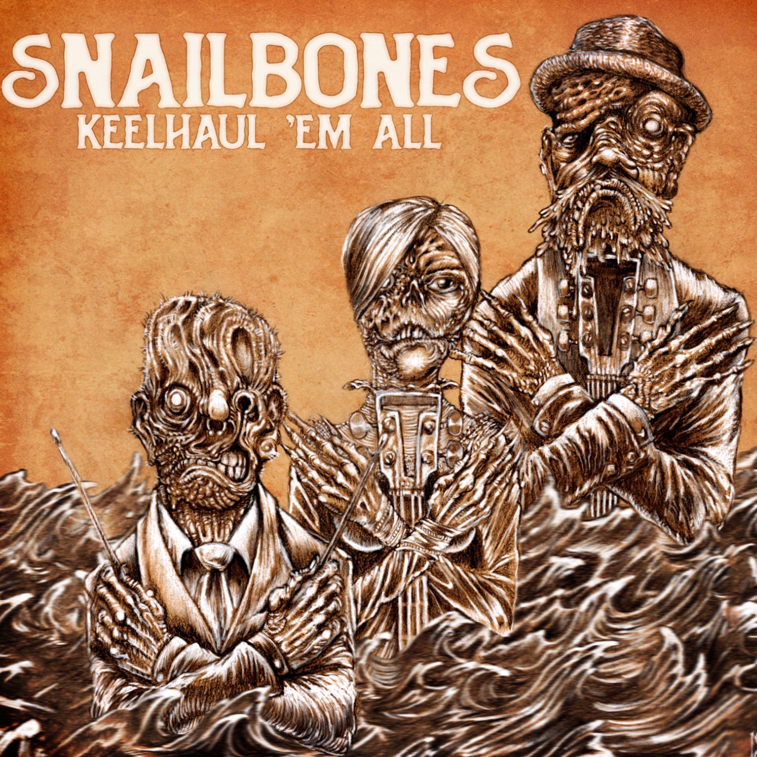 Showing us how to rock again, Check out the power of ‘Snailbones’ as they drop new album ‘Keelhaul ‘em All’ full of oceanic pirate themes.